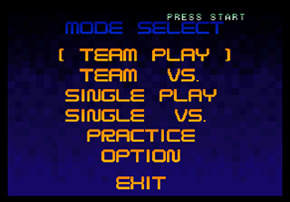 NEOGEO MODE MENU