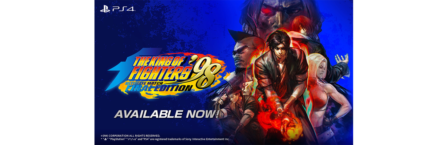 KOF '98 UM FE comes to PlayStation®4 with improved online