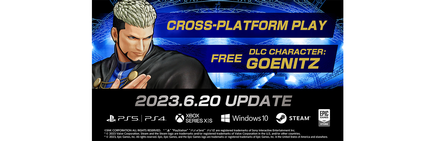 1500px x 488px - Cross-platform play for THE KING OF FIGHTERS XV goes live on June 20th. The  wait is finally over! Plus, the arrival of GOENITZ as free DLC!ï½œNEWS  RELEASEï½œSNK USA