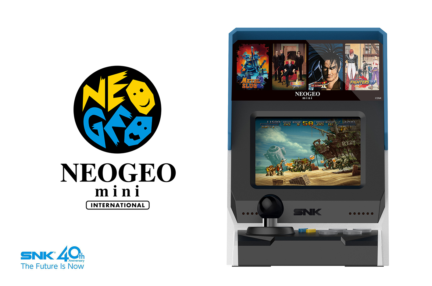 SNK品牌40周年纪念游戏机「NEOGEO mini」发布！ 内含40款「NEOGEO 